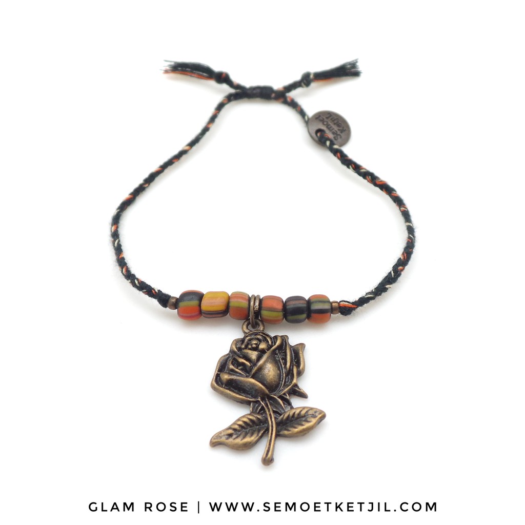 

Gelang Glam Rose semoetketjil