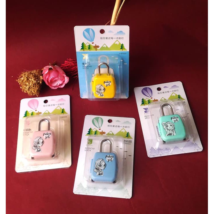 Gembok Multifungsi / Gembok Koper / Gembok Kode - Koper Girl