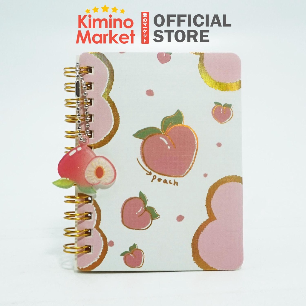 Notebook Ring Mini Fruit Buku Tulis Kecil Catatan Buku Kantong