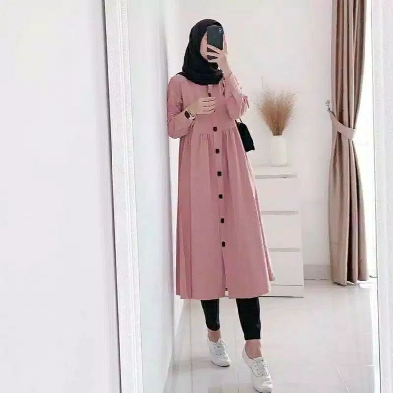 TUNIK NEDA | TUNIK DZULVIA FULL KANCING