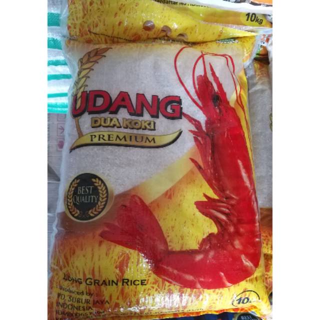 Beras Merk Udang Dua Koki 10kg