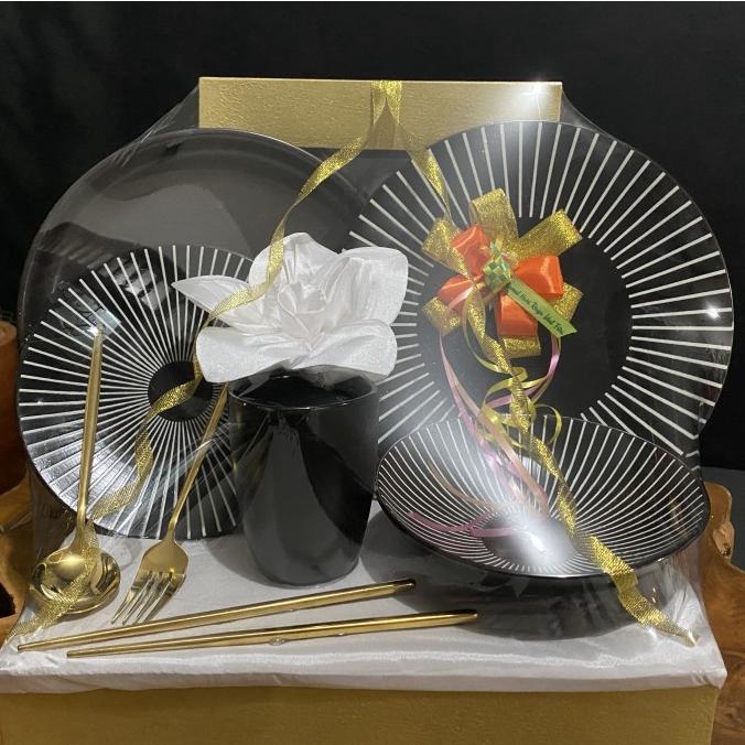 

hampers lebaran parcel keramik cutlery sendok garpu