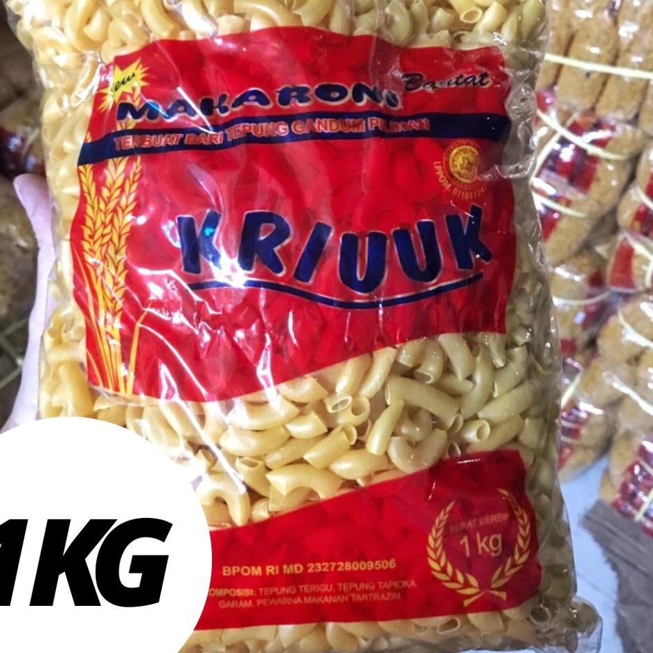 

GF6™ MAKARONI BANTET MURAH / MAKRONI MURAH / MAKARONI MENTAH / MAKRONI BANTAT KUNING KRIUK 1 KG Tre