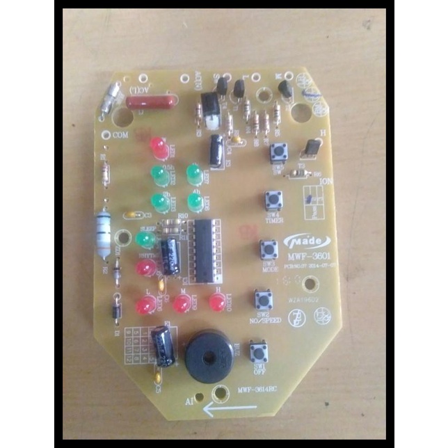 Modul /Pcb Kipas Angin Maspion Remote Mwf 3601Rc