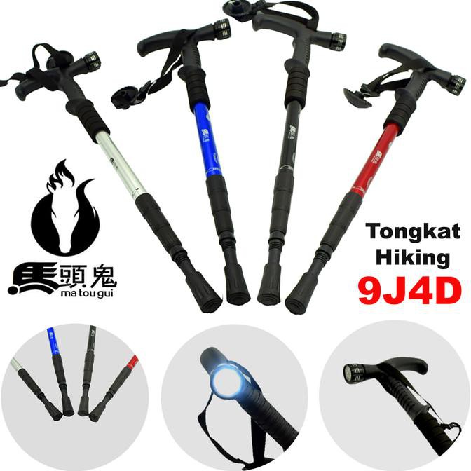 DISKON 40% Tracking Pool Tongkat Hikking Trecking pool treking Tongkat Senter TBE Good Quality