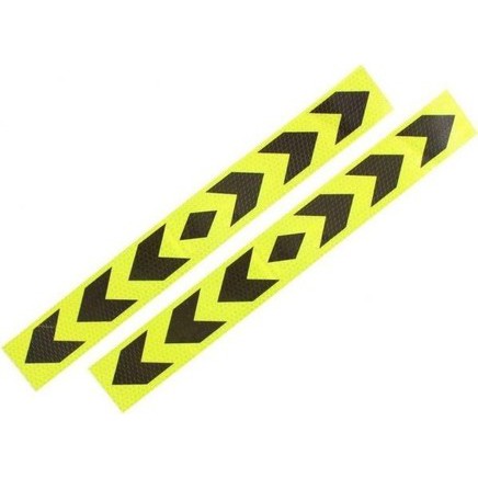 

Stiker refletive warning sign yellow & black