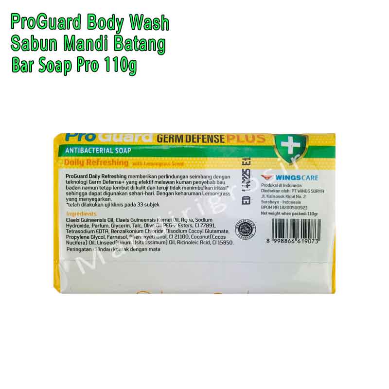 Body Wash *ProGuard * Bar Soap Pro * Sabun Mandi Batang 110g