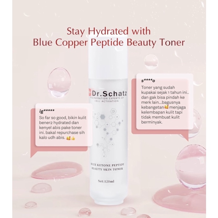 DR SCHATZ blue copper peptide TONER