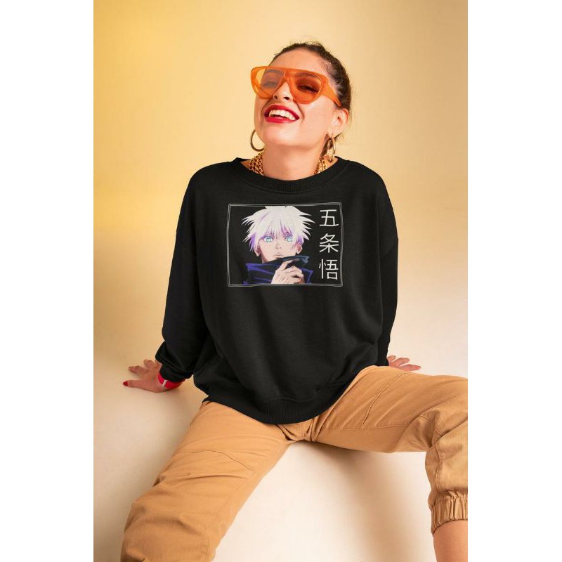 S - XXXXXL(6XL) Sweater JUJUTSU KAISEN Satoru Gojo Toge Inumakiki Crewneck Anime Satoru Gojo BIGSIZE