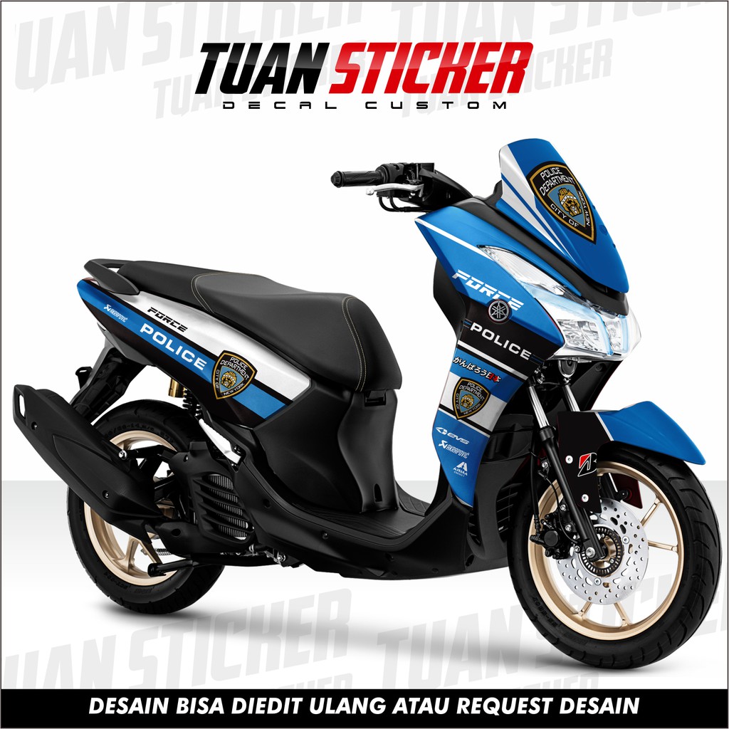 Jual Sticker Striping Decal Yamaha Lexi Sticker Decal Lexi Sticker Lexi Striping Lexi Police