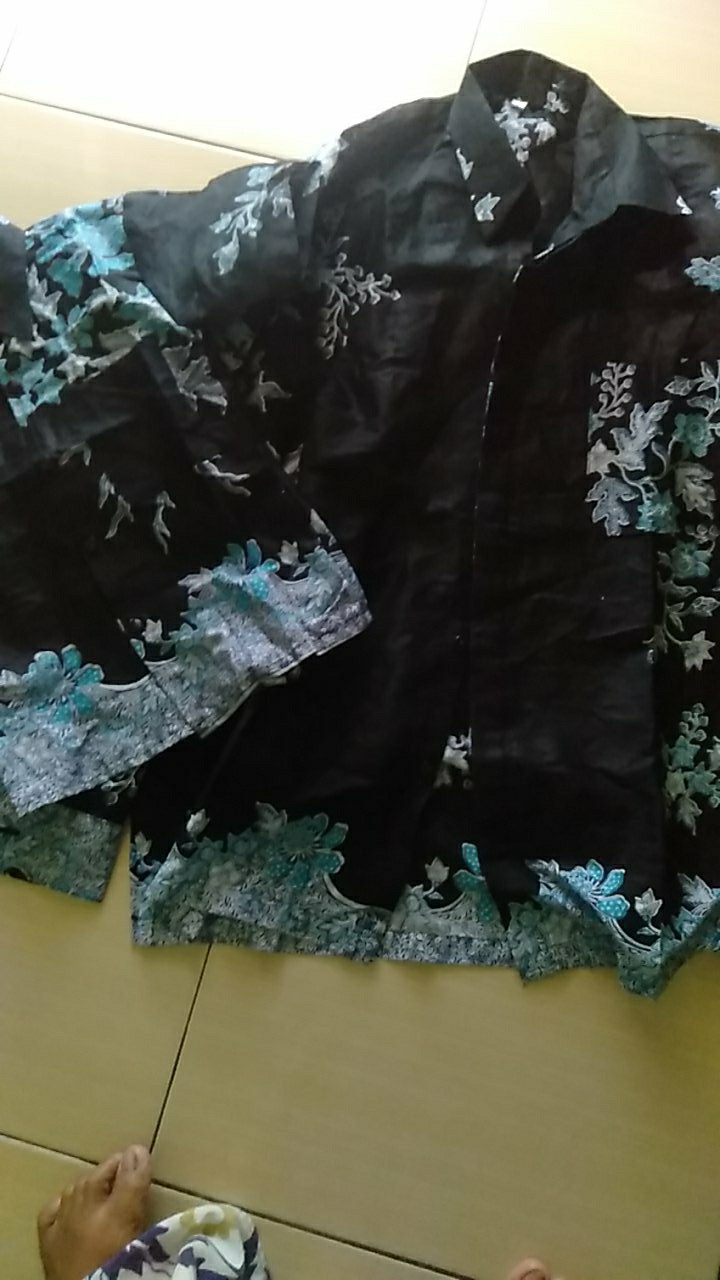 Batik Couple Keluarga Sania Ruffle Ori Ndoro Jowi Dnt Motif Cibulan