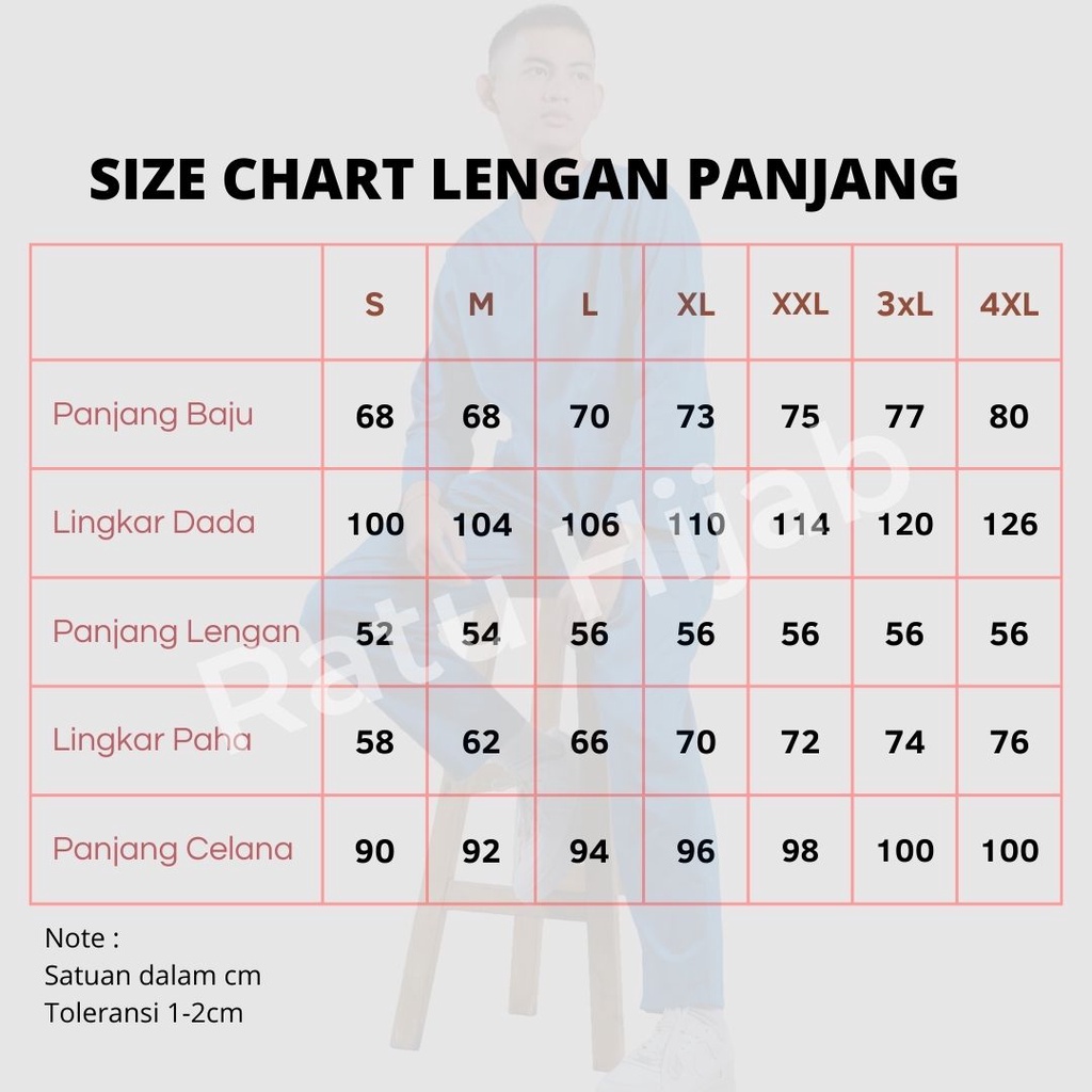 Baju OK OKA dokter jaga perawat petugas medis lengan PANJANG KARET ukuran S M L XL XXL