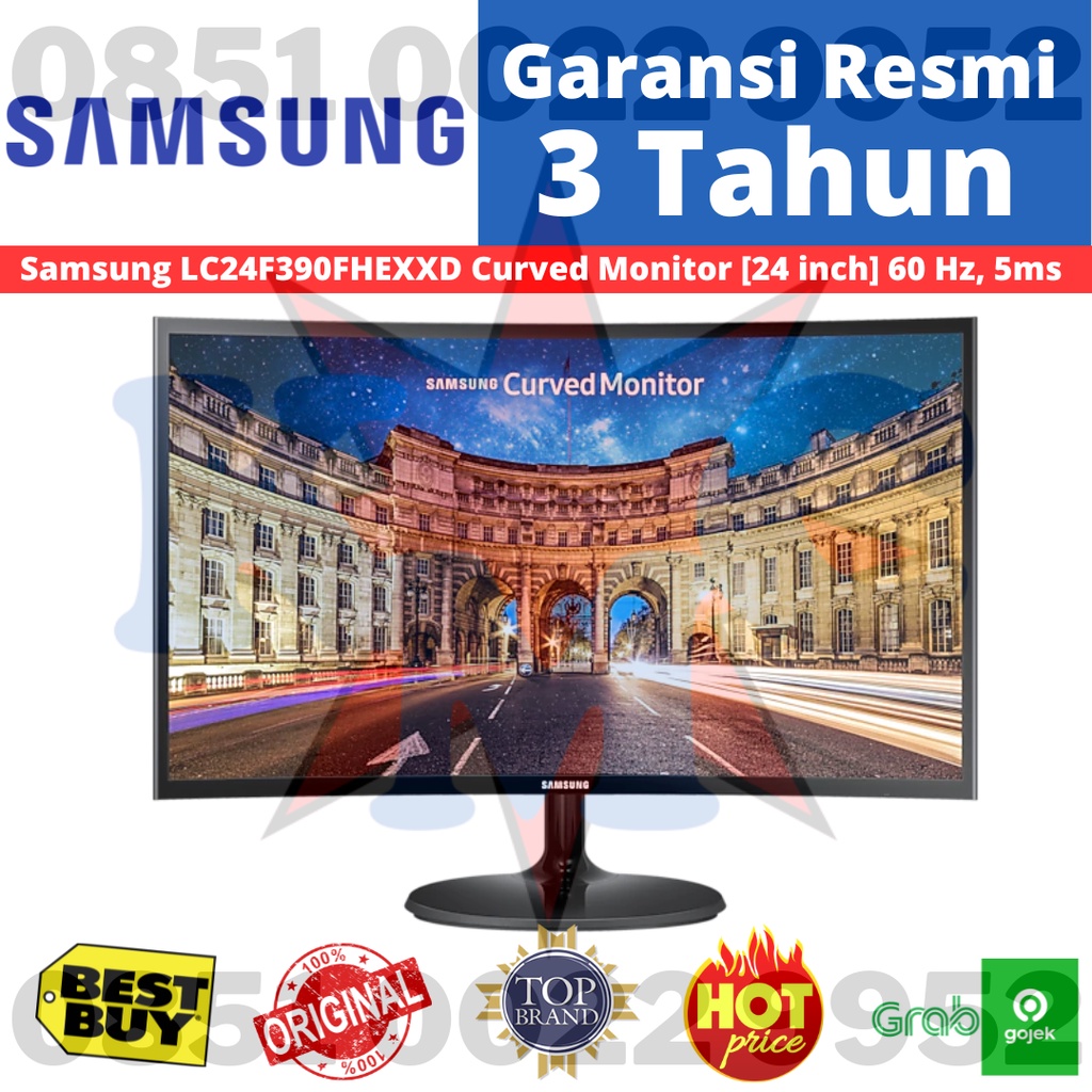 Samsung LC24F390FHEXXD LC24F390 CURVED Monitor 24 Inch Resmi