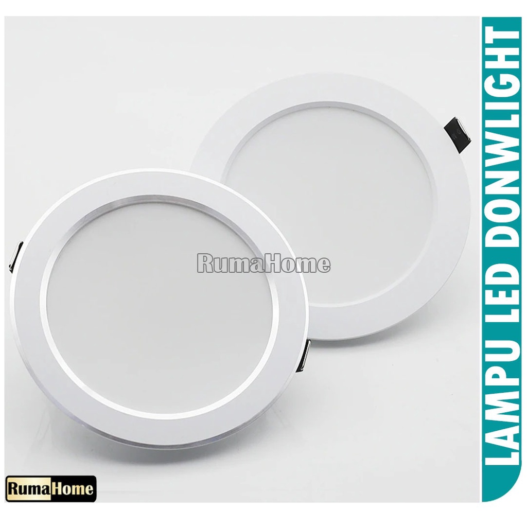 Lampu Downlight LED Panel 6W/12W/18W/24W PUTIH Tipis Bulat Inbow bergaransi