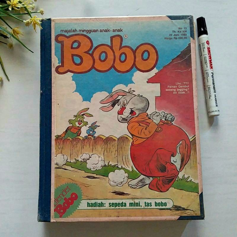 bundel majalah bobo lawas jadul tahun 1985
