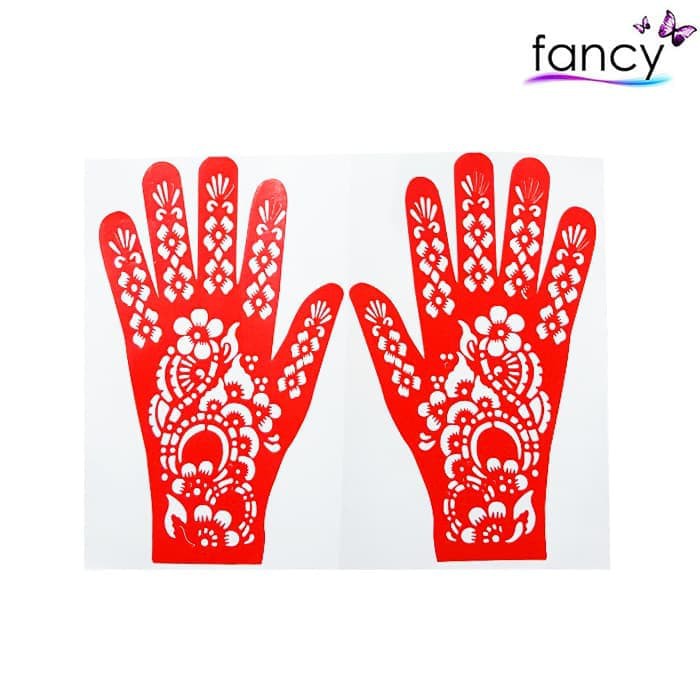 Cetakan Tato Tangan Kecil (Tangan Saja) Untuk Tato Henna / Rani