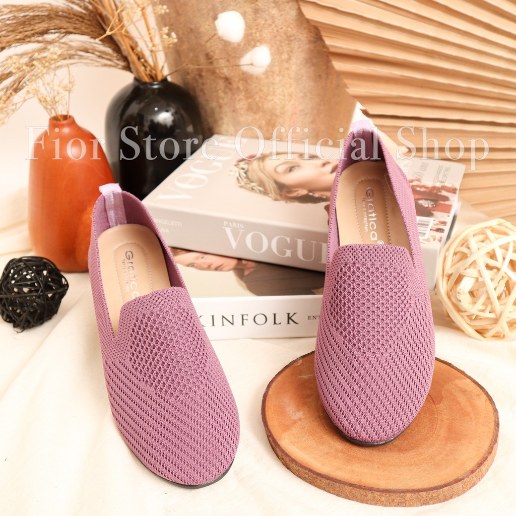 GRATICA Flyknit Loafers Ballet Flat DR 35 - Fior Store