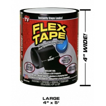 Flex Tape Lakban Khusus Anti Bocor Magic Tape Tebal Anti Air Lakban Hitam Kuat