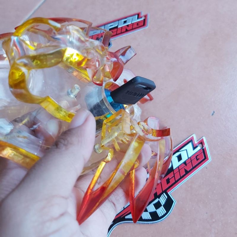 tutup tangki variasi Rx-king, tutup tangki aklirik