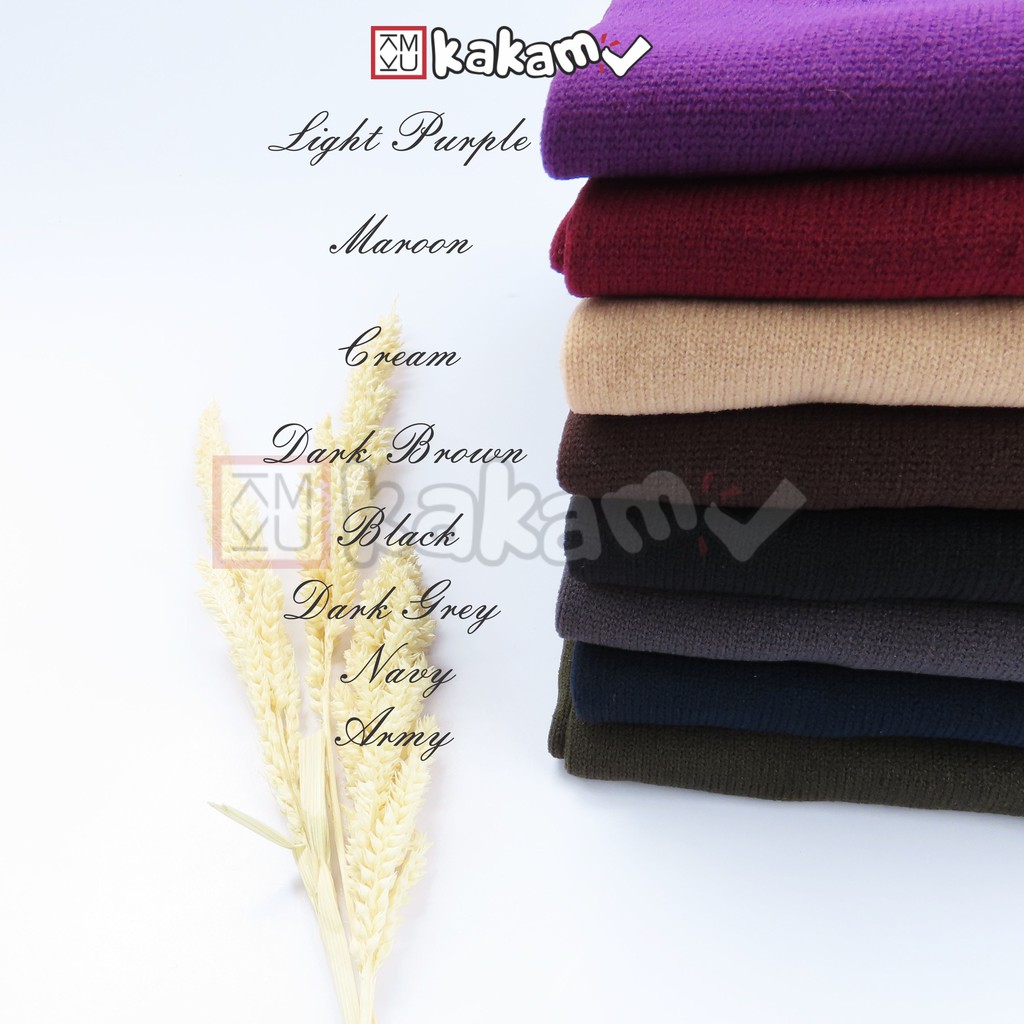 Kakamu Kaos Kaki Jempol Muslimah Nilon Motif Polos / Plain Lasting Collection Murah 1
