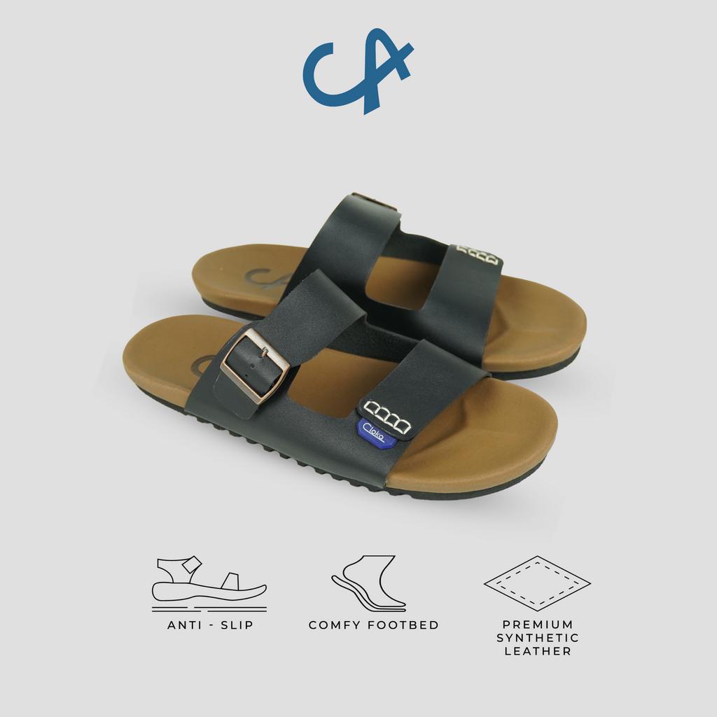 Sandal Pria Slide Slop Santai Ukuran Big Size Casual Slippers Sendal Cowok Dewasa Distro Slip On Ringan Elgant Kekinian - Cloka Jotta