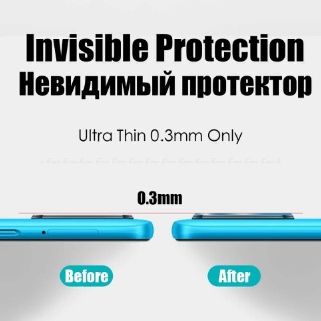 Tempered Glass Camera Lens Realme C3 TG Anti Gores Kaca Kamera Belakang Pelindung Protector Premium