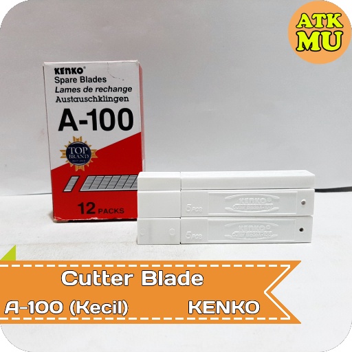 

Cutter Blade Kecil Mata Pisau Isi Cutter Kenko A-100