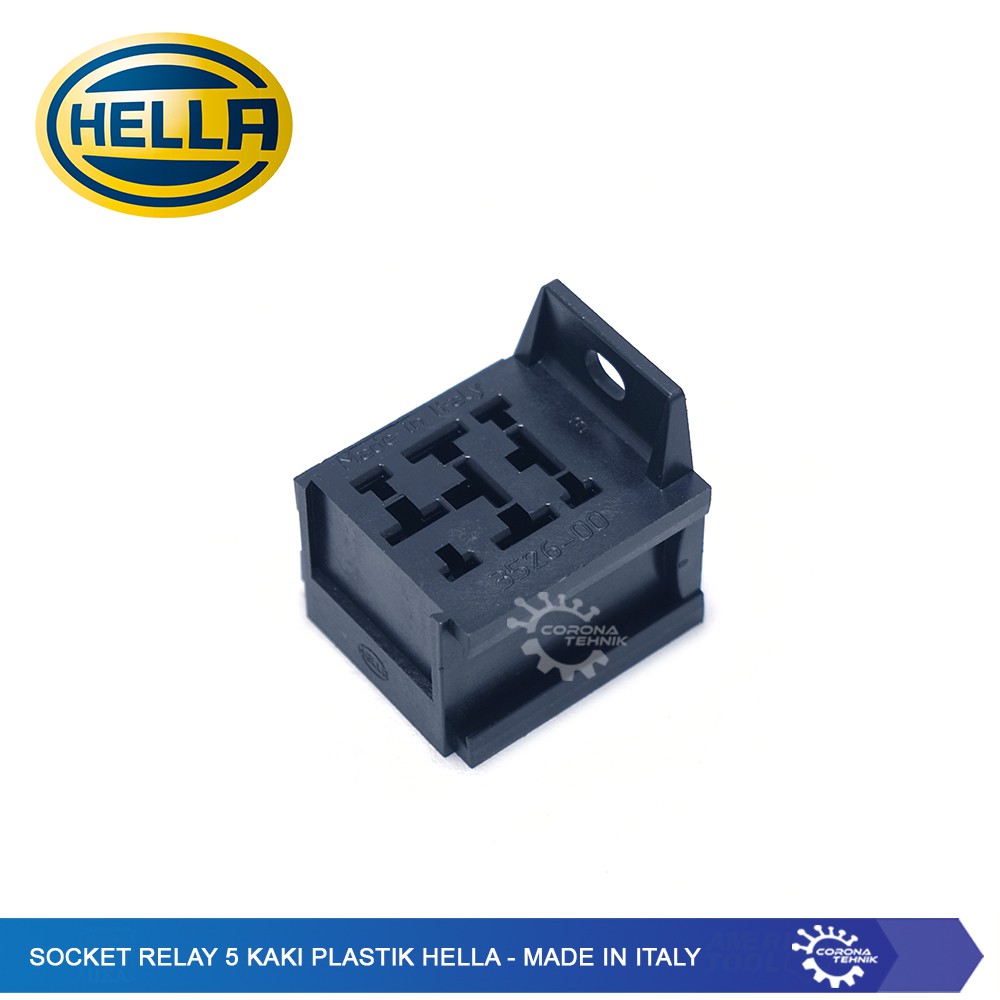 Made In Italy - Socket Relay 5 Kaki Plastik Hella