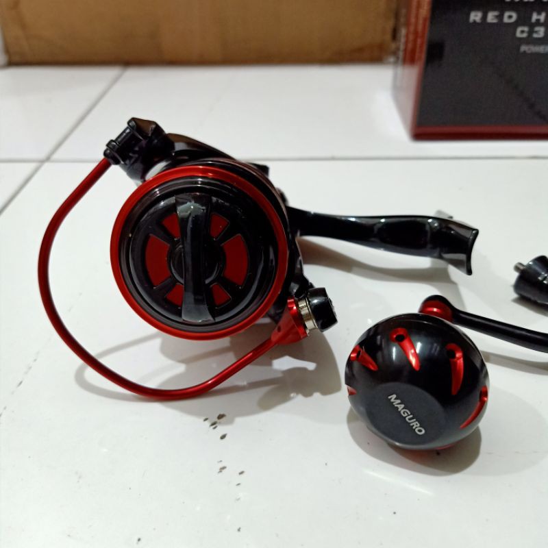 reel maguro red hawk-sw C3000 C4000 power handle
