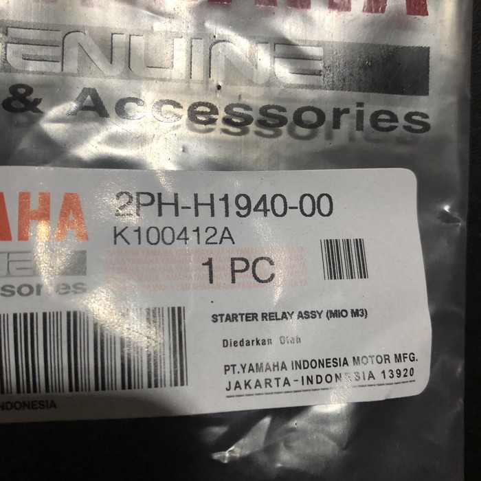 Bendik Stater Switch Relay Starter Bendix Yamaha Mio M3 Soul GT 125 Fino Mio Z New Baru 2PH-1
