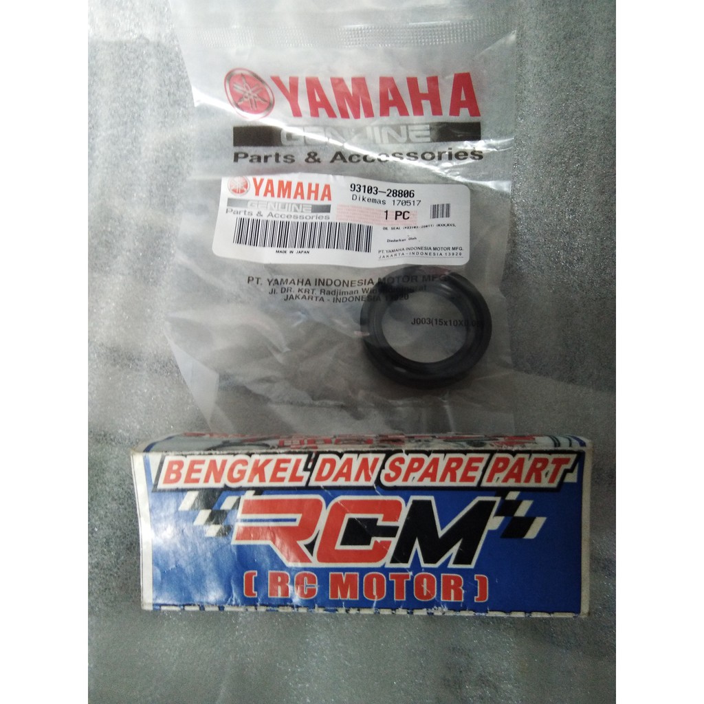 oil seal sil kruk krek as kanan rx king rxs rxz rxking ori original yamaha ygp asli 93103-28806