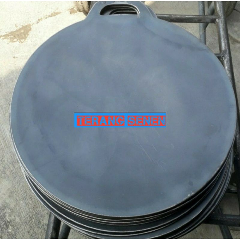 WAJAN MARTABAK TELOR BESI BAJA DIAMETER 50 CM