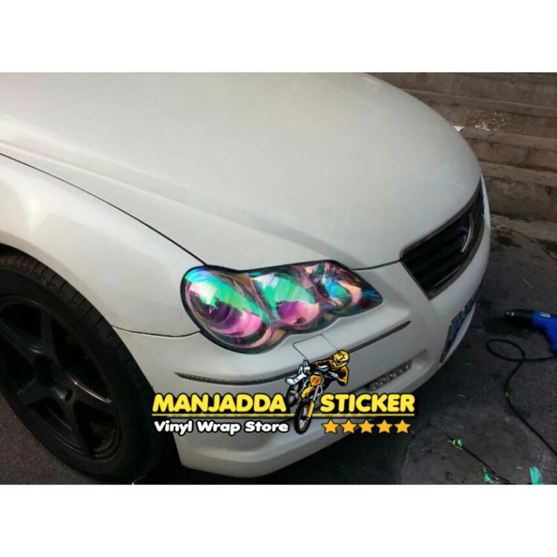 STICKER LAMPU / STIKER HYBRID UNTUK LAMPU / STIKER MIKA LEBAR 30CMX100CM