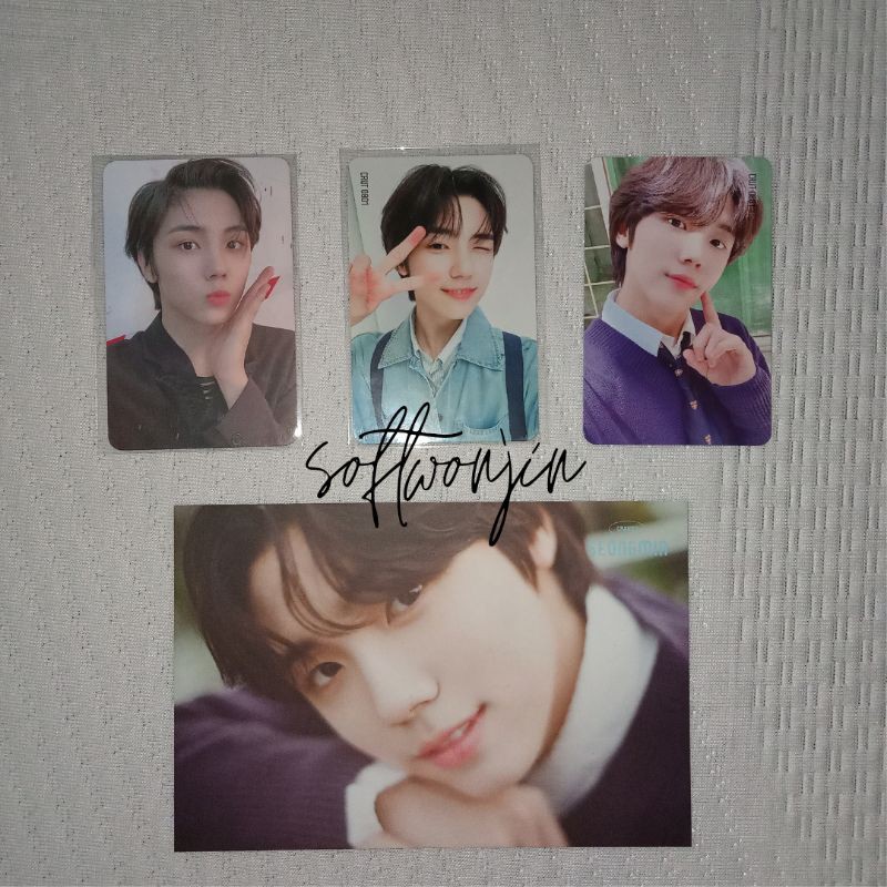 

PHOTOCARD POSTCARD SEONGMIN (benefit ktown, postcard cloud 9)