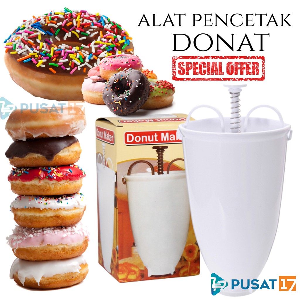 Jual ALAT CETAKAN DONAT / ALAT PEMBUAT ADONAN DONAT / DONUT MAKER TOOL ...