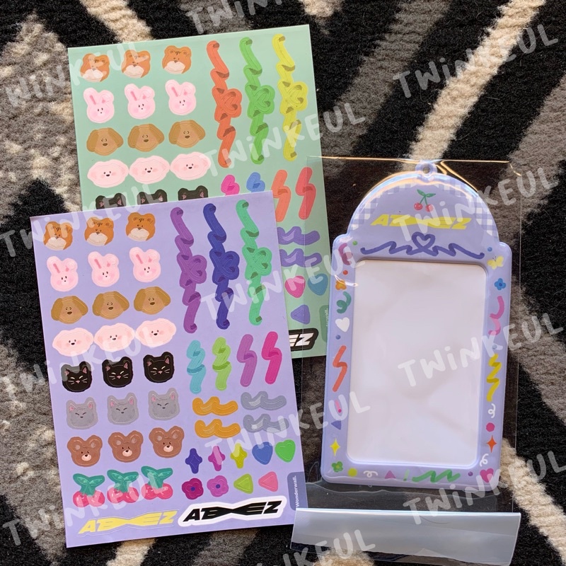 ATEEZ WONDERWALL DECO STICKER PHOTOCARD HOLDER