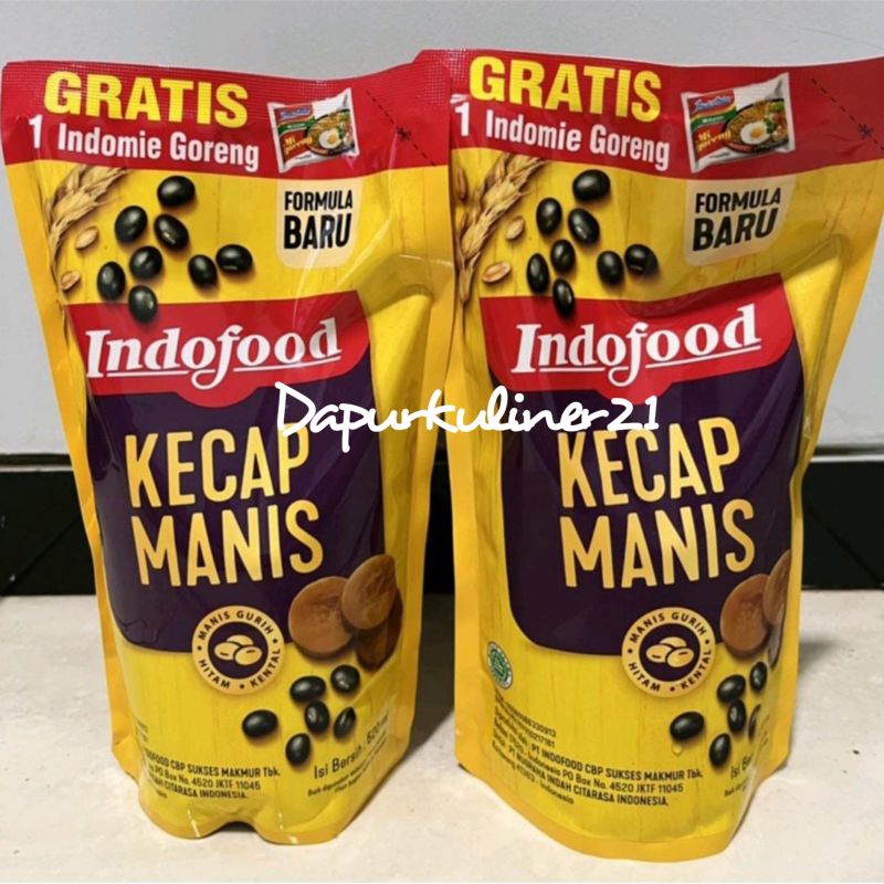 

INDOFOOD KECAP MANIS GRATIS MIE 1Pcs