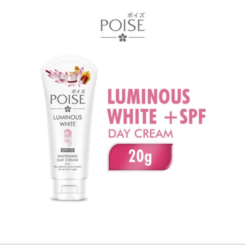 Poise Day cream Luminous white + spf 19