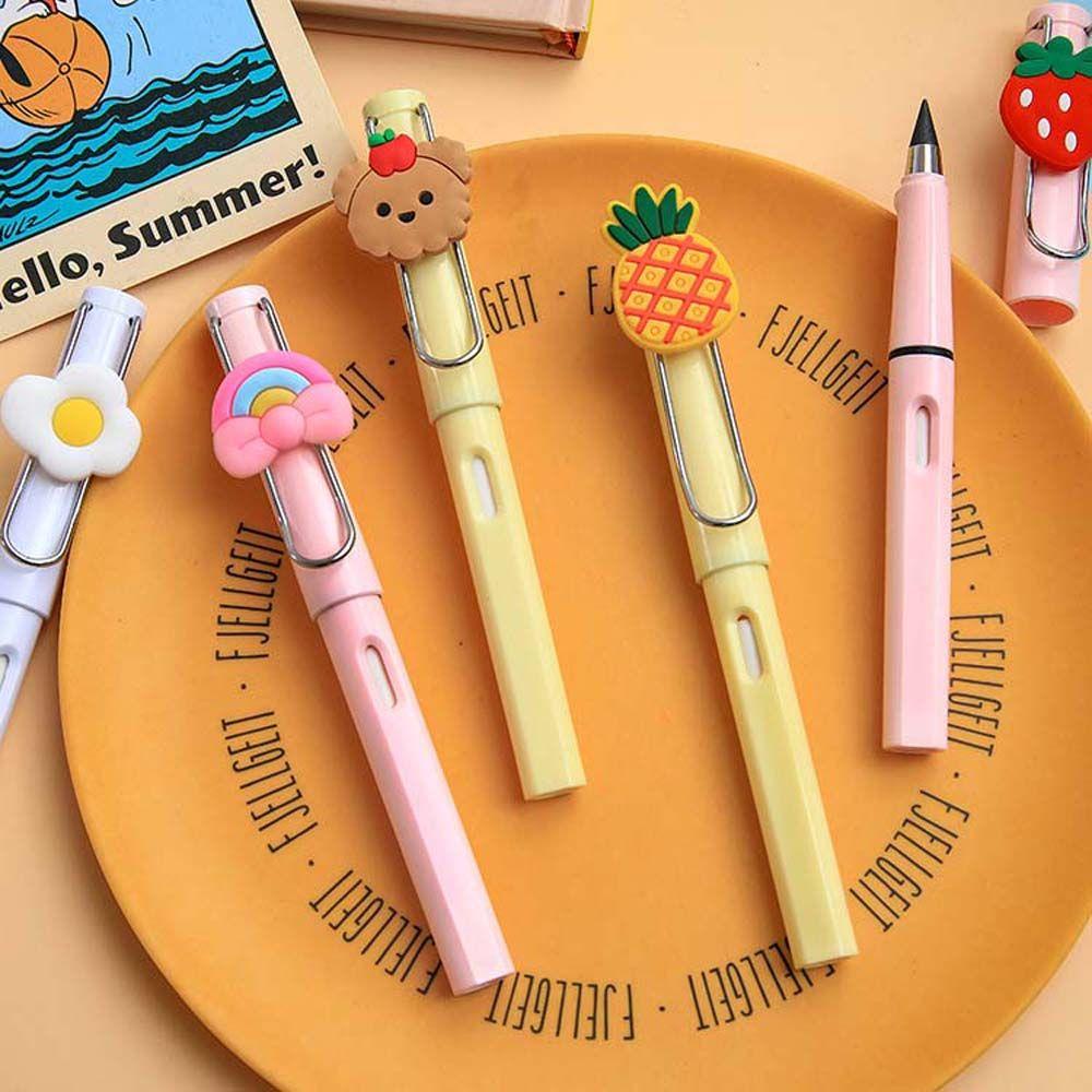 Lanfy Tempat Pensil Bahan Akrilik Tahan Lama Untuk Anak-Anak