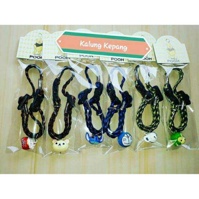 Kalung kucing kepang biasa bell boneka