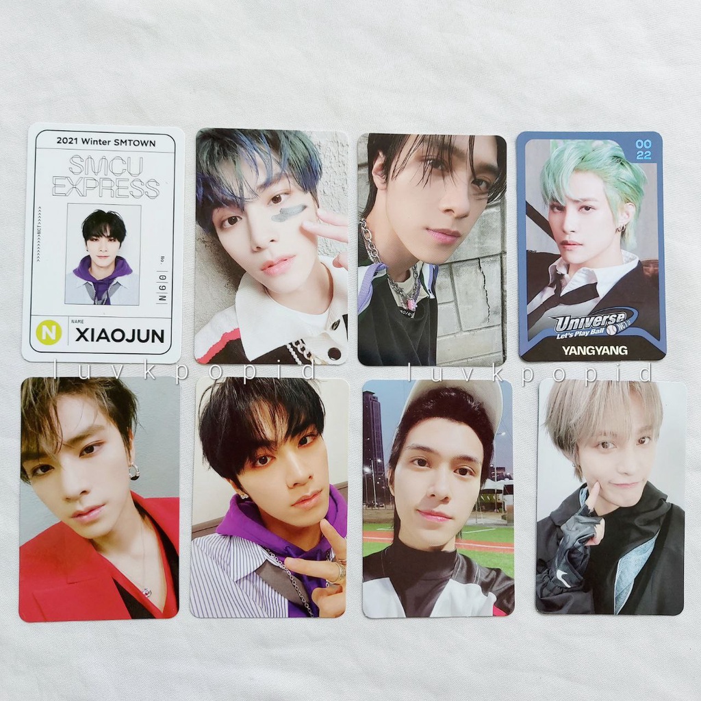 Official PC XIAOJUN HENDERY YANG YANG Album WAYV Arrival Resonance SMCU Day ID Card IDC Selca Univer