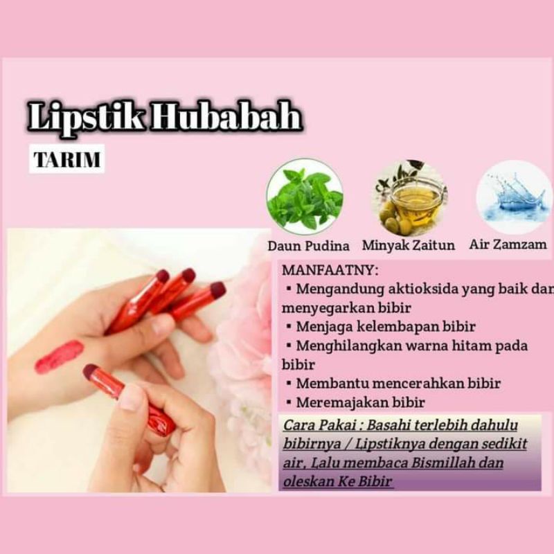 Lipstik Tarim/ Lipstik Hubabah Ummu Salim