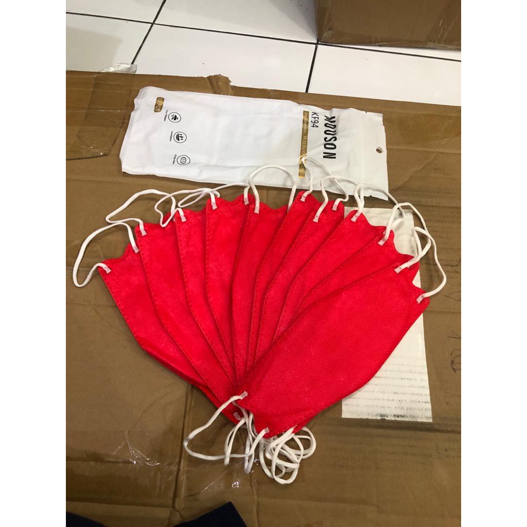 MASKER KF94 MOUSON EMBOSS EARLOOP KOREA 4PLY MASKER MOUSON 4D IMPORT PER SACHET