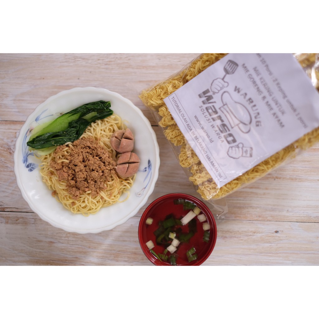 

10 porsi Mie Ayam/Mie Goreng - 1 Paket kumplit untuk 10 porsi Mie Ayam