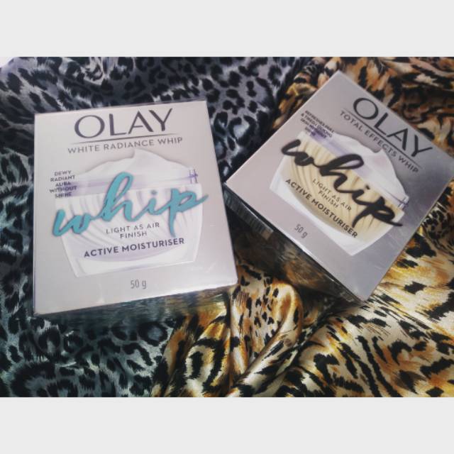OLAY WHITE RADIANCE WHIP CREAM - OLAY TOTAL EFFECT WHIP CREAM - PROMO - DISKON