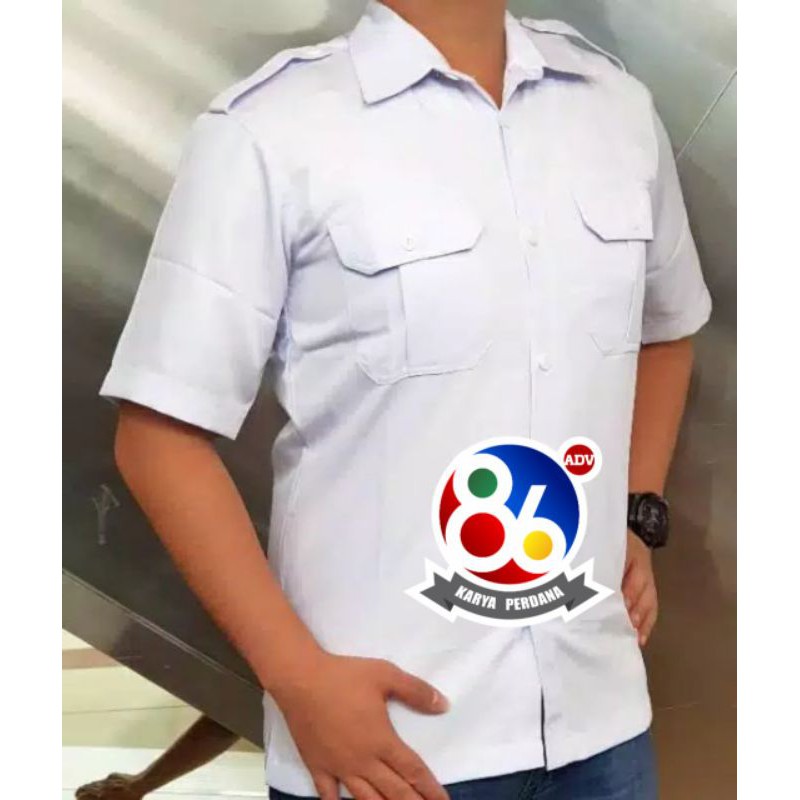 Seragam putih PNS,Baju PNS,Baju PNS pria,Dinas putih,Kemeja putih,PDH putih TERBARU