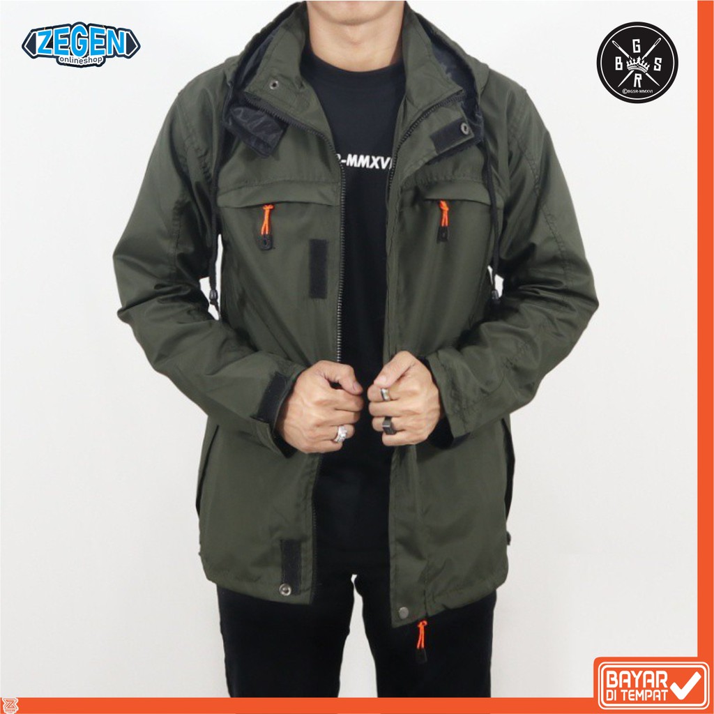 Download Jaket Pria Parasut Windrunner Hitam Navy Maroon Jaket ...