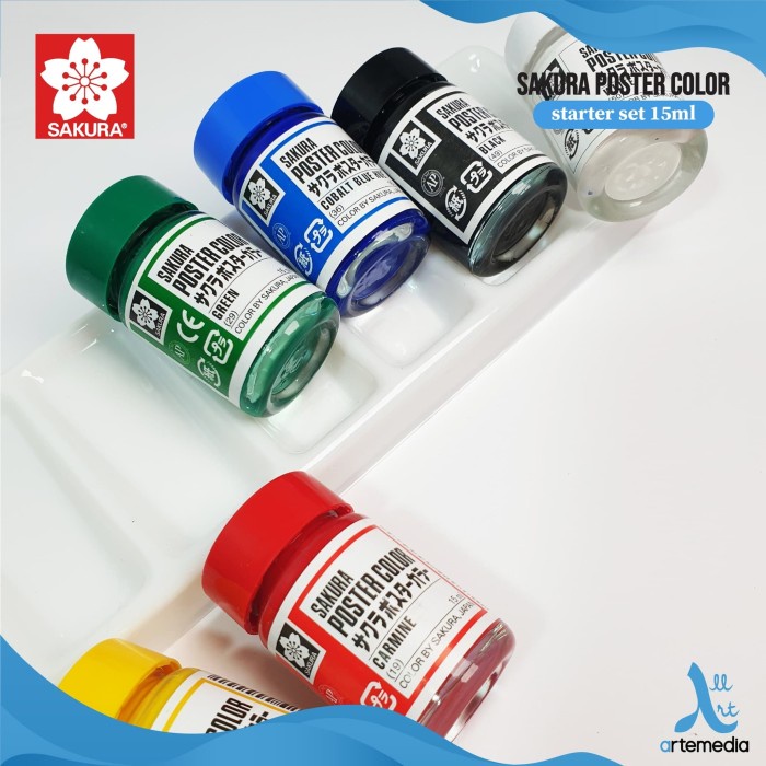 

Sakura Cat Poster Starter Set 6x15ml