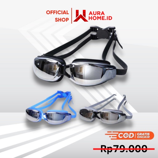 Kacamata Renang Dewasa Anti Fog UV Protection / Kacamata Renang Dewasa Pria Wanita Anti Uv Anti Fog 