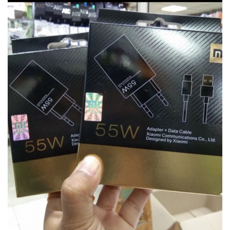 Charger Xiaomi Redmi 55W Real Oroginal